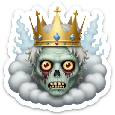 🧟‍♂️👑😶‍🌫️ sticker