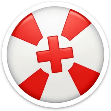 red cross (something is not validate) sticker
