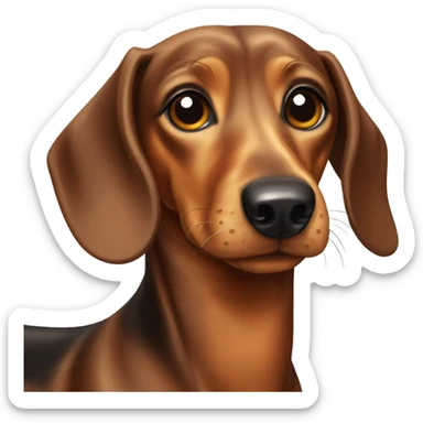 sausage dog sticker