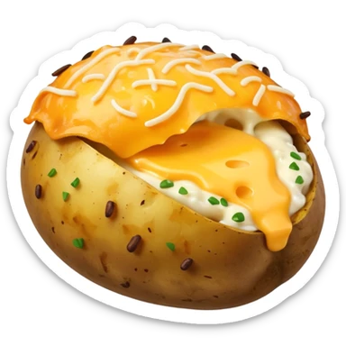 batata recheada sticker