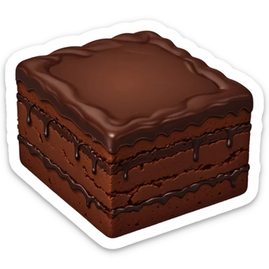 big Chocolate Brownie cake sticker