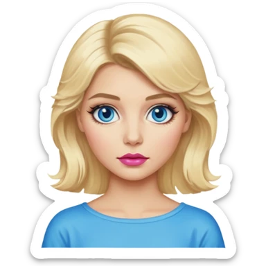 Blondie in the 80s sticker