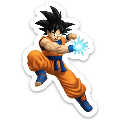 Goku kamehameha sticker