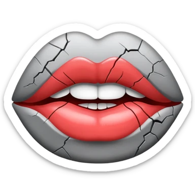 💋 but gray  sticker