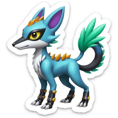 Meloetta-Sergal-Protogen-Primagen-Pokémon-Fakémon-creature sticker
