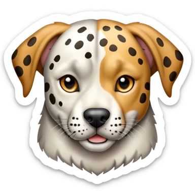 Catahpula leopard dog sticker