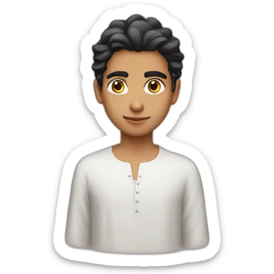 Pretty saudi boy sticker