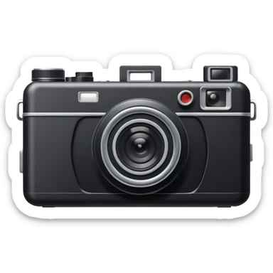 Camera usa e getta sticker