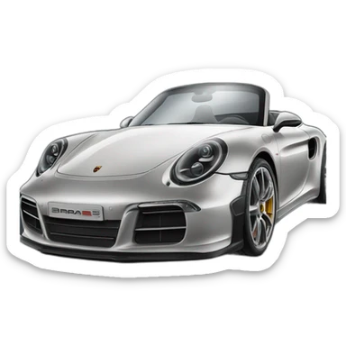 Porsche brabus 900 rocket sticker