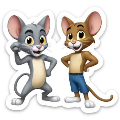 Tom and Jerry  sticker