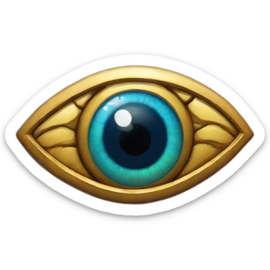 butterfly eye nazar amulet sticker