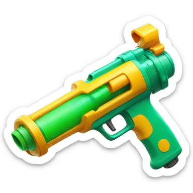 holi watergun sticker