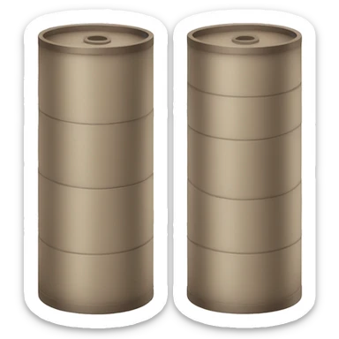 Cylinder sticker
