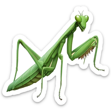 Praying mantis  sticker