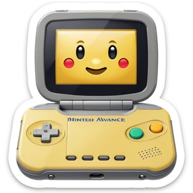 nintendo gameboy advance sticker