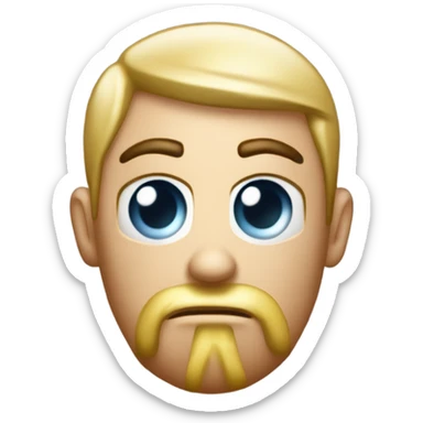 iOS squid emoji, facing forward, angry eyebrows, wearing diamond Cuban chain with diamond ‘AAA’ letter pendant  sticker