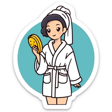 Yo mama in the bathroom sticker