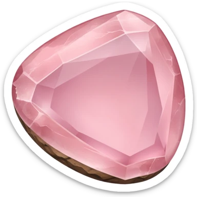 make a rose quartz rock emoji sticker