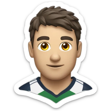 Un joueur de rugby sticker