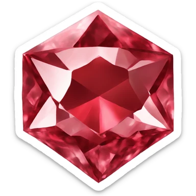 Blood red diamond  sticker