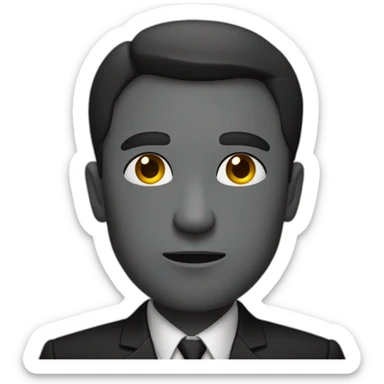 noir qui se fait fouetté sticker