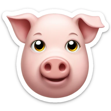 Pig in kipa  sticker
