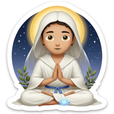 I want an emoji to use for mental wellness in a mystical setting. I want to reference a clarity seeker sticker
