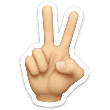 Hand pointing towards the camera sticker