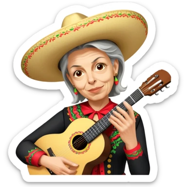 Mariachi Musician sticker