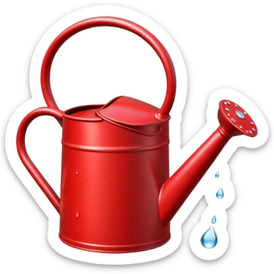 red Watering Can sticker