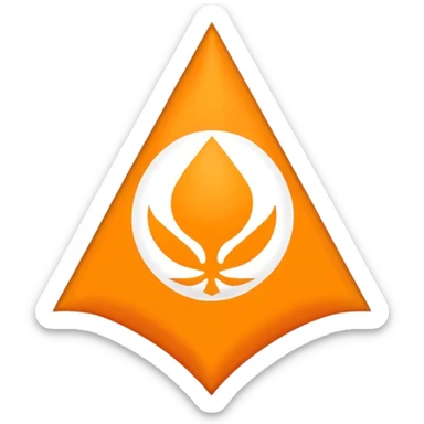 Khalistan 🪯 flag triangle  sticker