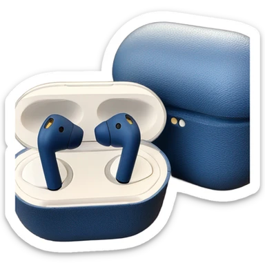 Dark blue AirPods Max sticker