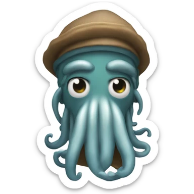 SQUIDWARDDDDF sticker