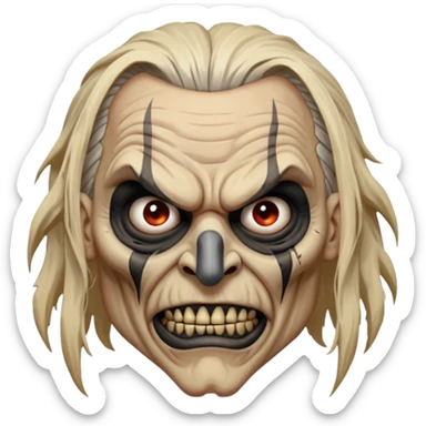 mad max fury road bad guy Immortan Joe face sticker