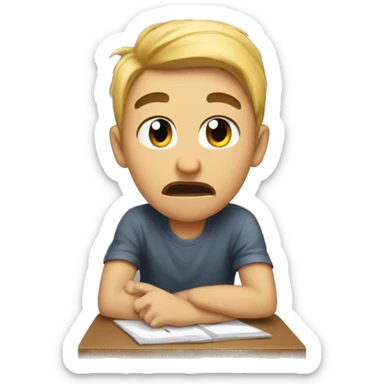 Your getting beat up by homework sticker