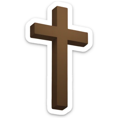 Cross sticker