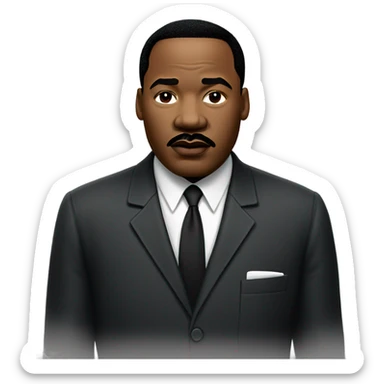Dr Martin Luther king jr. sticker