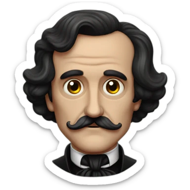 Edgar Allan poe sticker
