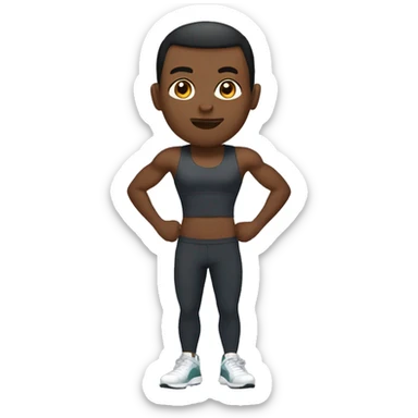 Gym trainer sticker