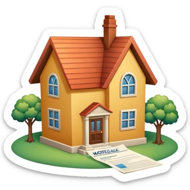 house mortgage sticker