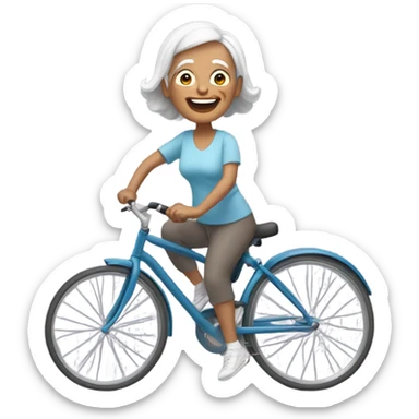 Active grandma sticker
