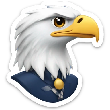 Georgia southern eagle  sticker