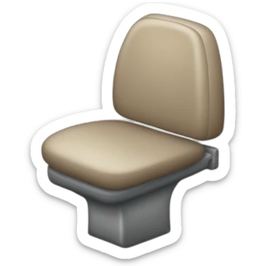 Seat prohibited sticker