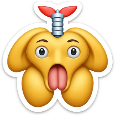 Thyroid gland sticker