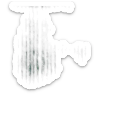 The Matrix raining code sticker