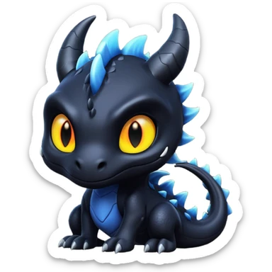 Night fury sticker