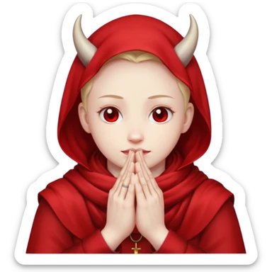 😈+🙏+🧣 sticker