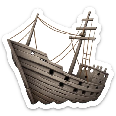 Shipwreck sticker