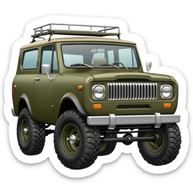 International scout vehicle sticker