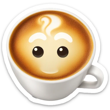 italian cappuccino sticker